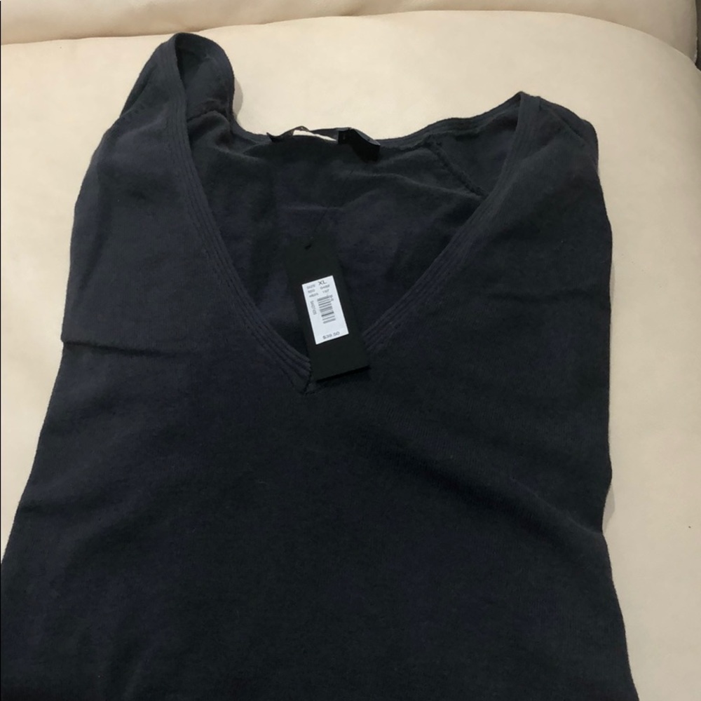 New The Limited long sleeve grey shirt, size XL